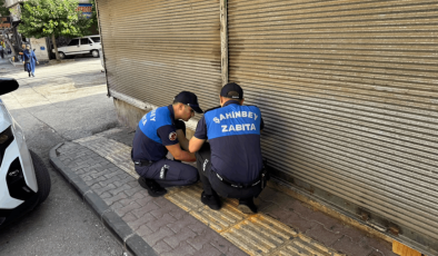 Gaziantep'te tarihi geçmiş ürün satan marketlerin kapısına kilit