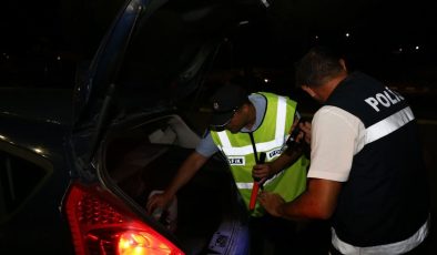 Gazimağusa ve Güzelyurt’ta asayiş ve trafik denetimi: 441 sürücü rapor edildi