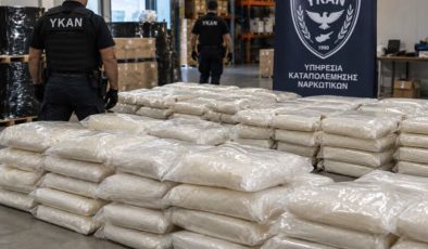Güney Kıbrıs’ta 390 kilo “ketamin” ele geçirildi: En az 790 bin doza karşılık geliyor