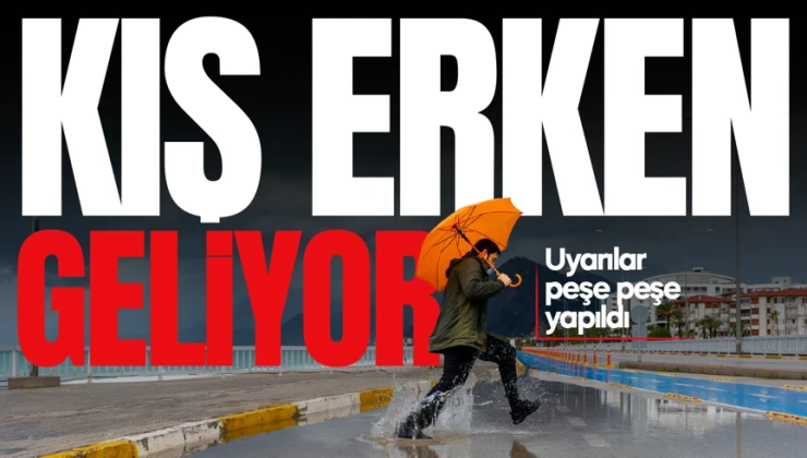 Sağanak ve poyraz alarmı! Uyarılar peş peşe geldi: Sıcaklık düşecek
