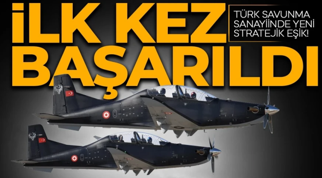Türk savunma sanayinde yeni stratejik eşik! İlk kez başarıldı