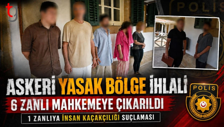 Kanunsuz uyuşturucu madde tasarrufu, insan kaçakçılığı ve birinci derece askeri yasak bölgeyi ihlal