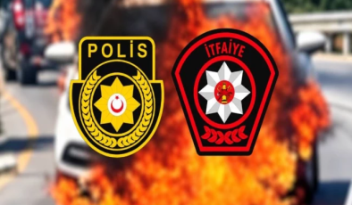 Polis araç yangınlarına karşı uyarıda bulundu
