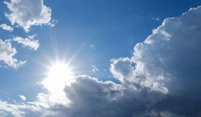 Hava bugün parçalı bulutlu olacak, öğle saatlerinde yer yer sağanak bekleniyor