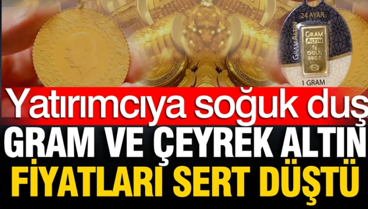 Kapalıçarşı’da akşam altın fiyatları ne kadar oldu? Gram altın çeyrek altın kaç TL? (4 Eylül)