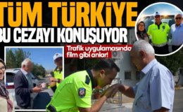 Polisi görünce eşini yolda indirdi! Trafik uygulamasında film gibi anlar! Tüm Türkiye bu cezayı konuşuyor