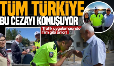 Polisi görünce eşini yolda indirdi! Trafik uygulamasında film gibi anlar! Tüm Türkiye bu cezayı konuşuyor