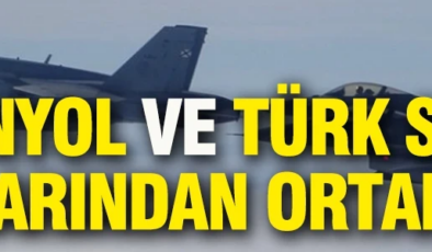 İspanyol ve Türk savaş uçaklarından ortak uçuş