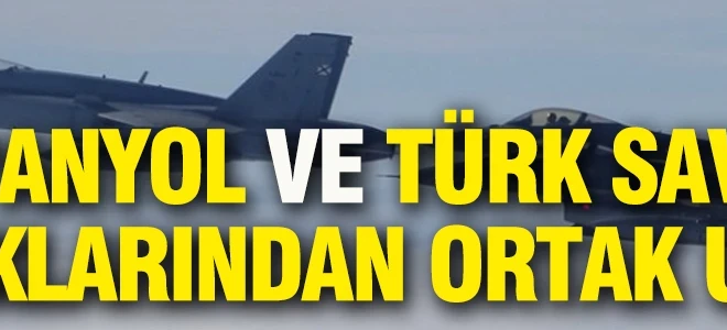 İspanyol ve Türk savaş uçaklarından ortak uçuş