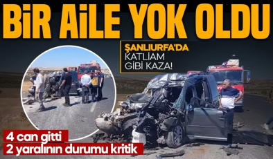 Katliam gibi kaza! 4 can kaybı var: Bir aile yok oldu