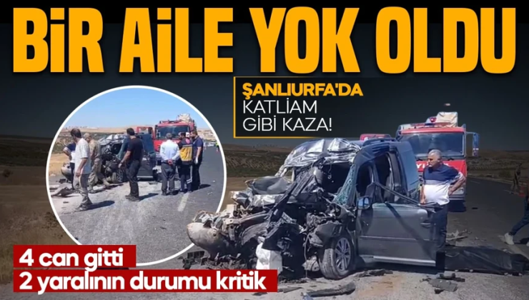 Katliam gibi kaza! 4 can kaybı var: Bir aile yok oldu