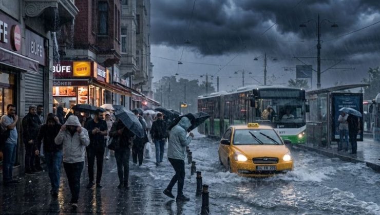 İstanbul'a saat 11.00 uyarısı: Yağmur daha da şiddetlenecek