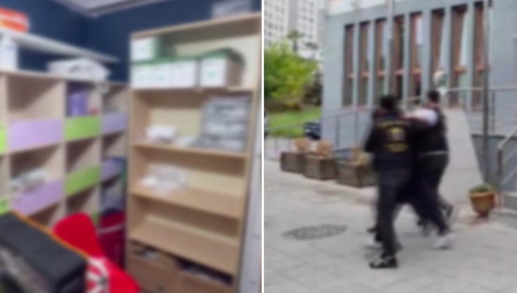 İstanbul'da kaçak ilaç depolanan iş yerine operasyon: 3 gözaltı