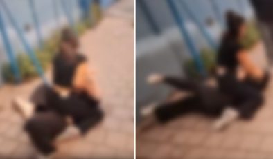 İstanbul'da okul önünde liseli kızlardan kan donduran görüntüler
