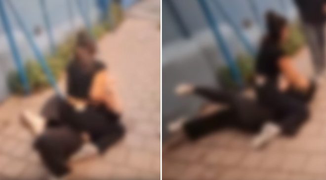İstanbul'da okul önünde liseli kızlardan kan donduran görüntüler