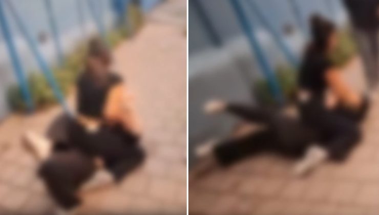 İstanbul'da okul önünde liseli kızlardan kan donduran görüntüler