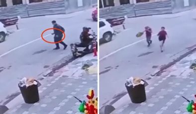 İstanbul'da sokak ortasında korku dolu anlar: İlkokul öğrencilerini bıçakla kovaladı