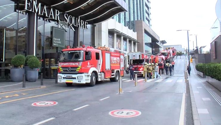 İstanbul'daki ünlü AVM'de korkutan yangın