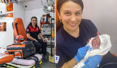 İzmir’de hastaneye gidemeyen anne evinde doğum yaptı: İtfaiye paramedikleri yetişti