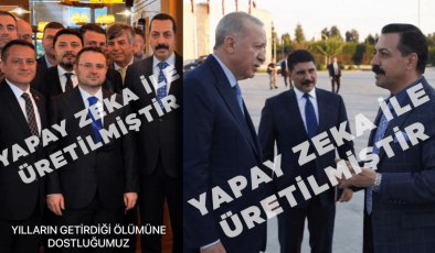 Kendisini Erdoğan ve Gürlek'in yanına montajladı: Yapay zekalı fotoğraf oyunu elinde patladı