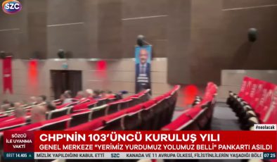 Kılıçdaroğlu boş salona konuştu: Yıl dönümü mesajında tek isim yok!