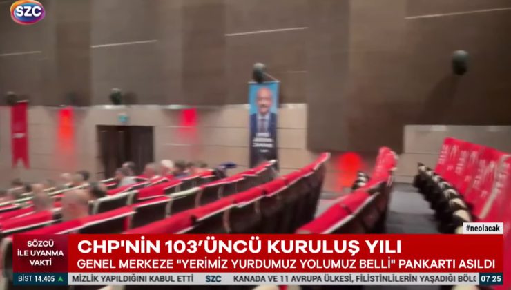 Kılıçdaroğlu boş salona konuştu: Yıl dönümü mesajında tek isim yok!