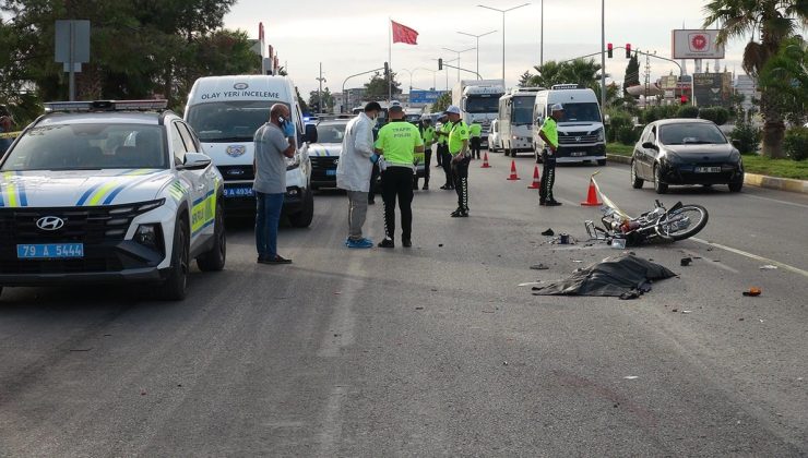 Kilis’te feci kaza: Motosiklet sürücüsü hayatını kaybetti