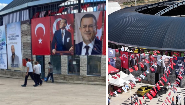Kocaeli’de ‘Erdoğan posteri’ tartışması