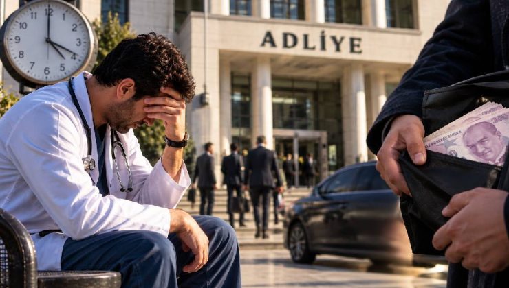 Konya'da film gibi olay: Doktoru 12 saat adliye önünde bekletip 8 milyon lirasını aldılar