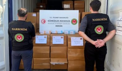 Mersin'de 3 operasyonda 1 ton 716 kilo pregabalin ele geçirildi