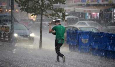 Meteoroloji'den gök gürültülü sağanak yağış uyarısı