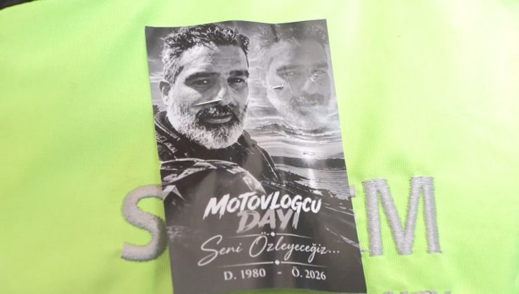 Motosiklet camiasını yasa boğan acı veda: 'Motovlogcu Dayı' son yolculuğuna uğurlandı!