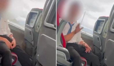 Muavinden kadın yolcuya mide bulandıran hareket