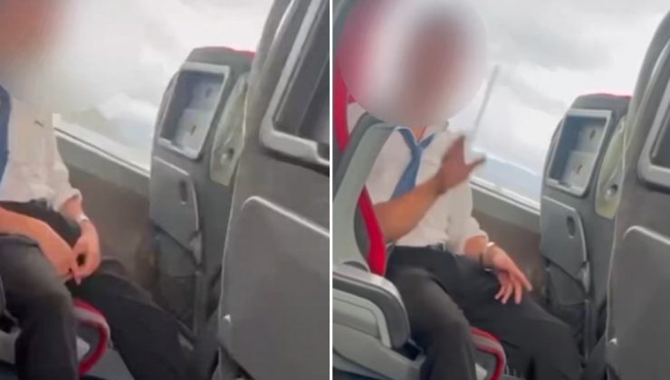 Muavinden kadın yolcuya mide bulandıran hareket