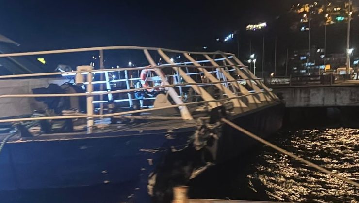 Mudanya'da İDO deniz otobüsü iskeleye çarptı