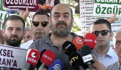 Narin Güran'ın babası Cumhurbaşkanlığı'na yürüyor