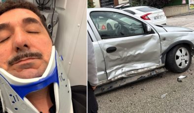 Oyuncu Uğur Akay trafik kazası geçirdi