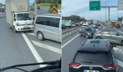 Pes dedirten hareket: Trafikten kaçmak için ters yöne girdiler
