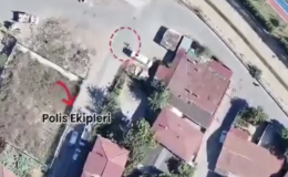 Polisten elektrikli skuterle kaçıp drone takibiyle yakalandı