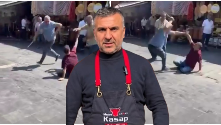 Sopayla saldırdı tutuklandı