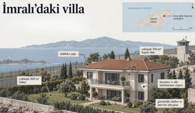 Şehide harabe Öcalan’a villa