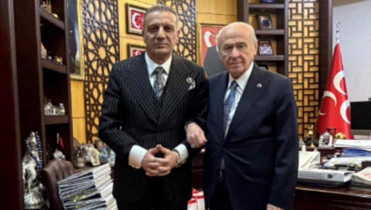 Selahattin Yılmaz tahliye sonrası Bahçeli'yi ziyaret etti