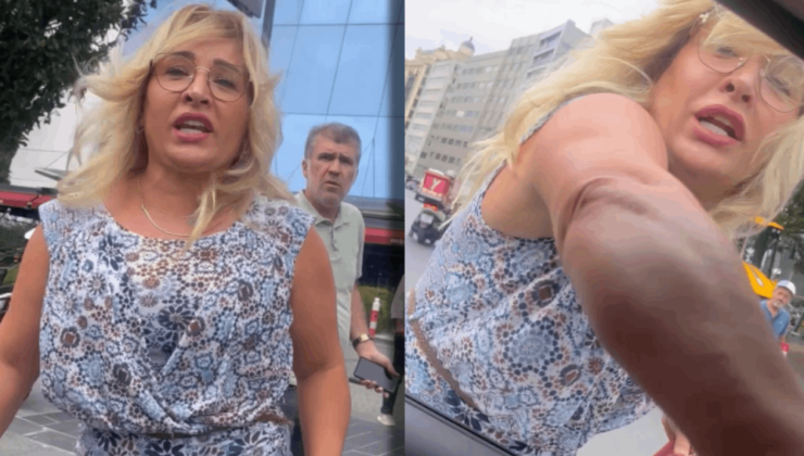Şişli'de kadın sürücülerin yol kavgası kamerada: "Kafanı kırarım" deyip camdan içeri saldırdı