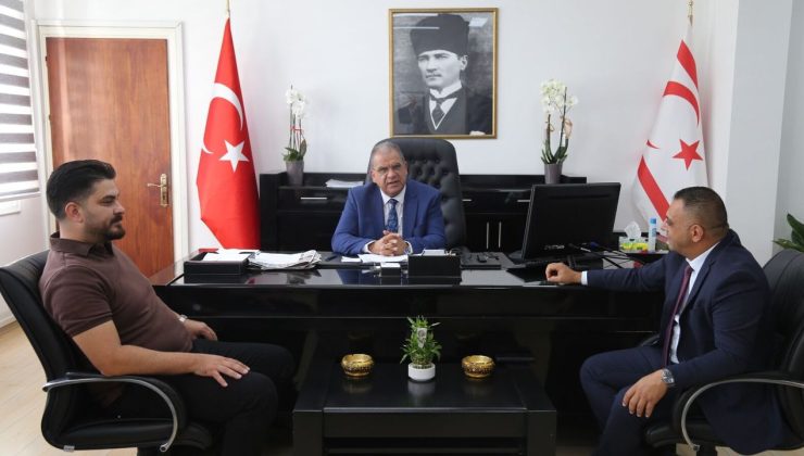 Sucuoğlu, Gazimağusa Birleşik Taksiciler Birliği heyetini kabul etti