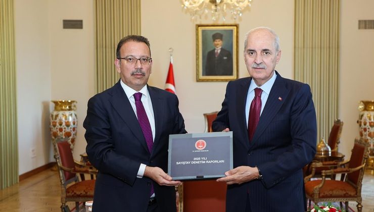 TBMM Başkanı Kurtulmuş, Sayıştay başkanıyla görüştü