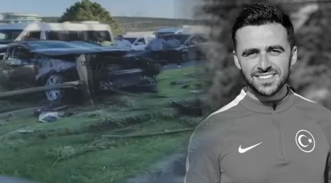 TFF personelinin can verdiği kazanın görüntüleri ortaya çıktı