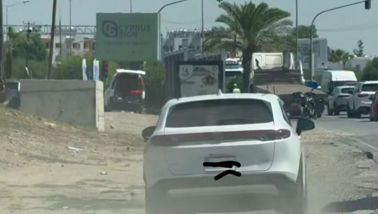 Trafik kurallarını hiçe sayan araç sürücüsü rapor edildi
