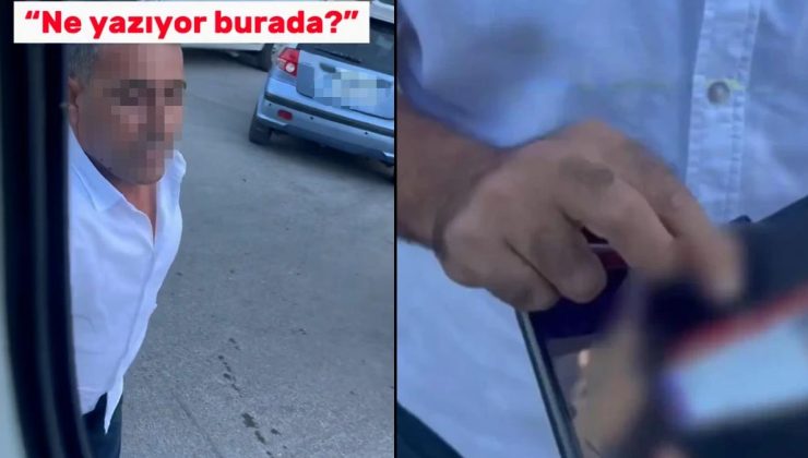 Trafik tartışmasında akılalmaz anlar: Önce kimlik gösterdi sonra yumruk attı