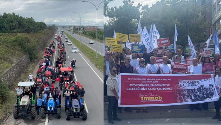 Üreticiler yollarda  mühendisler meydanda