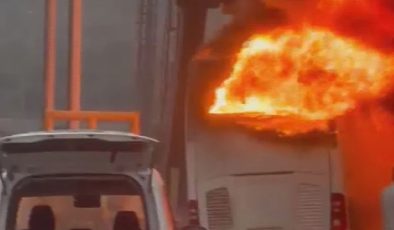Yanan yolcu otobüsünde baba herkesi kurtardı, kızını kurtaramadı